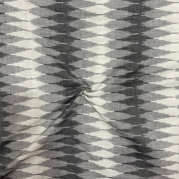 Computer Design Pochampally ikkat Cotton Fabric