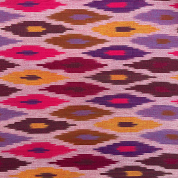 Multi Colour ikkat cotton Fabric