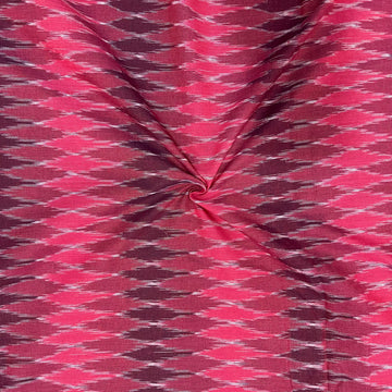 Computer Design Pochampally ikkat Cotton Fabric