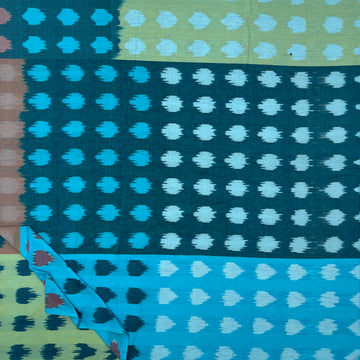 Central Asian Ikkat Cotton Fabric
