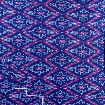 Cambodian Ikkat Cotton Fabric