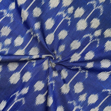 Weft Ikkat Handloom Fabric