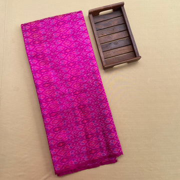 Mazda Ikkat Raw silk Fabric