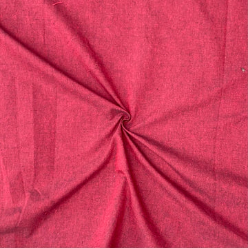 Maroon Colour Cotton Ikkat Fabric