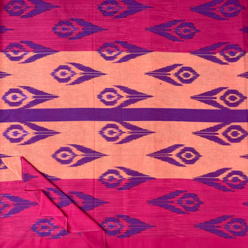 Central Asian-Inspired Ikkat Cotton Fabric