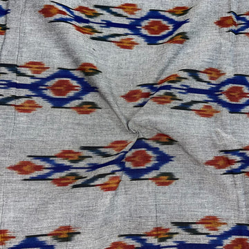 Uzbek Ikkat Cotton Fabric