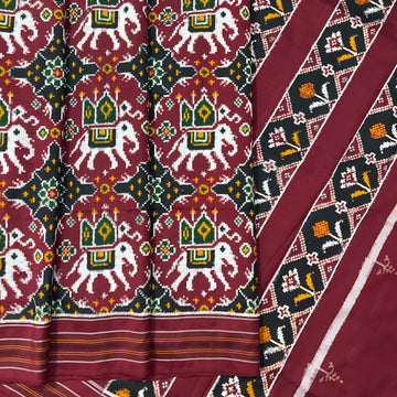 Double Ikkat Patan Patola silk Sari
