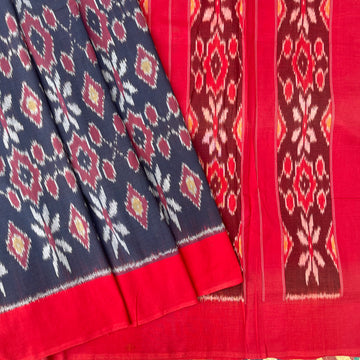 4 mofit Ikkat Cotton Sari
