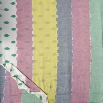 Central Asian Ikkat Cotton Fabric