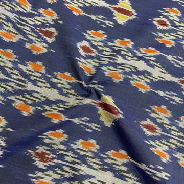 Uzbek Ikkat Cotton Fabric