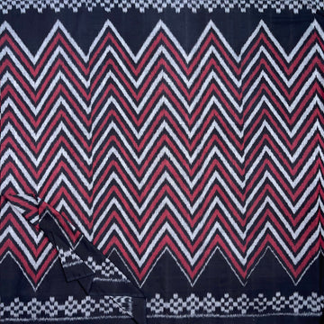 Central Asian Ikkat Cotton Fabric