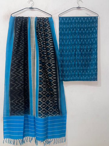 2 pieces Dress material in ikkat