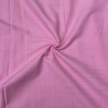 Pink Colour Cotton Ikkat Fabric