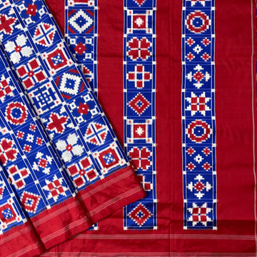 20 Motifs Telia Rumal Ikkat Silk Sari