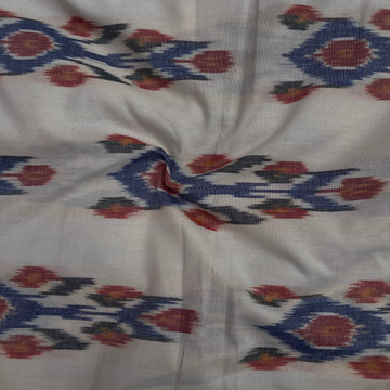 Uzbek Ikkat Cotton Fabric