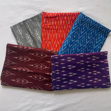 π Festive Combo Offer: Handloom Ikkat Blouse Fabric β Set of 5 (1 Meter Each) π