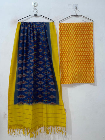 2 Pieces Ikkat Dress Material