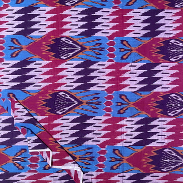 Mazda Uzbek Ikkat Cotton Fabric