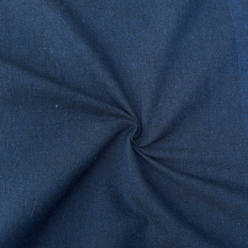 Navy Blue Colour Cotton Ikkat Fabric