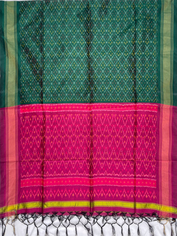Pochmapally Ikkat Silk Cotton Duppata