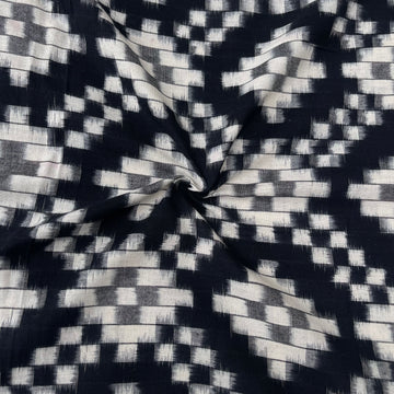 Double Ikkat Cotton Fabric