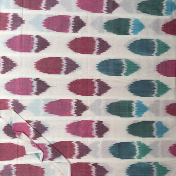 Central Asian Ikkat Cotton Fabric