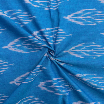Hand design ikkat cotton fabric