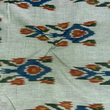 Uzbek Pochampally Ikkat Cotton Fabric
