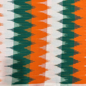 3D Pochampally ikkat Cotton Fabric
