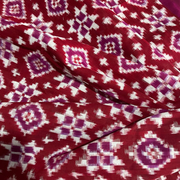 Mazda Telia Rumal Ikkat Cotton Fabric