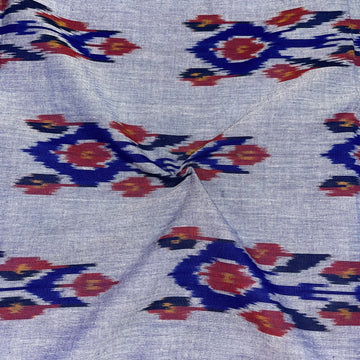 Uzbek Ikkat Cotton Fabric