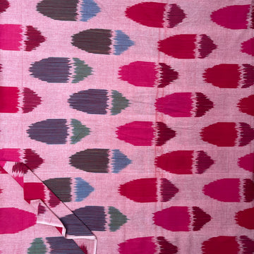 Central Asian Ikkat Cotton Fabric