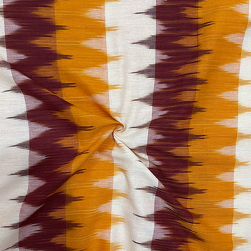 3D Pochampally ikkat Cotton Fabric