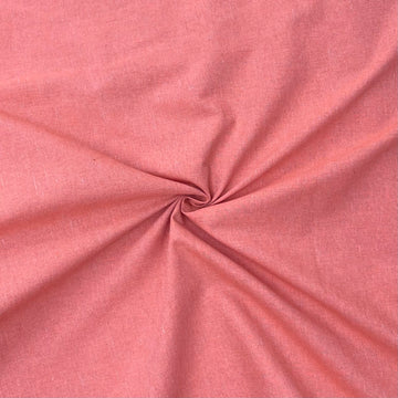 Orange Colour Cotton Ikkat Fabric