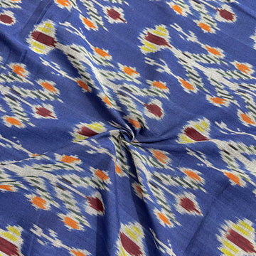 Uzbek Ikkat Cotton Fabric
