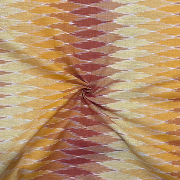 Computer Design Pochampally ikkat Cotton Fabric