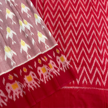 Fish Mofits ikkat cotton saree