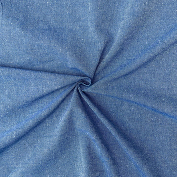 Sky Blue Colour Cotton Ikkat Fabric