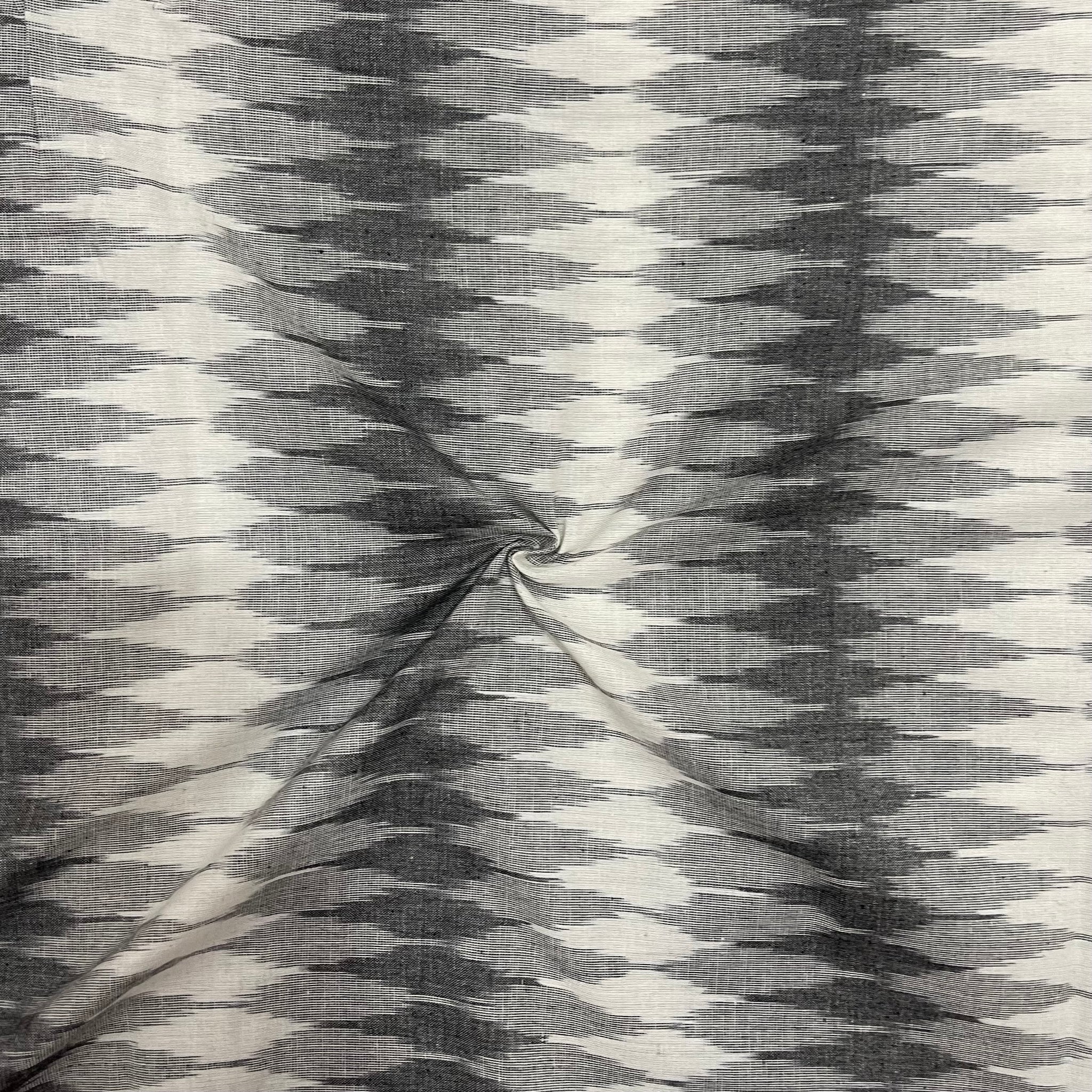 Computer Design Pochampally ikkat Cotton Fabric