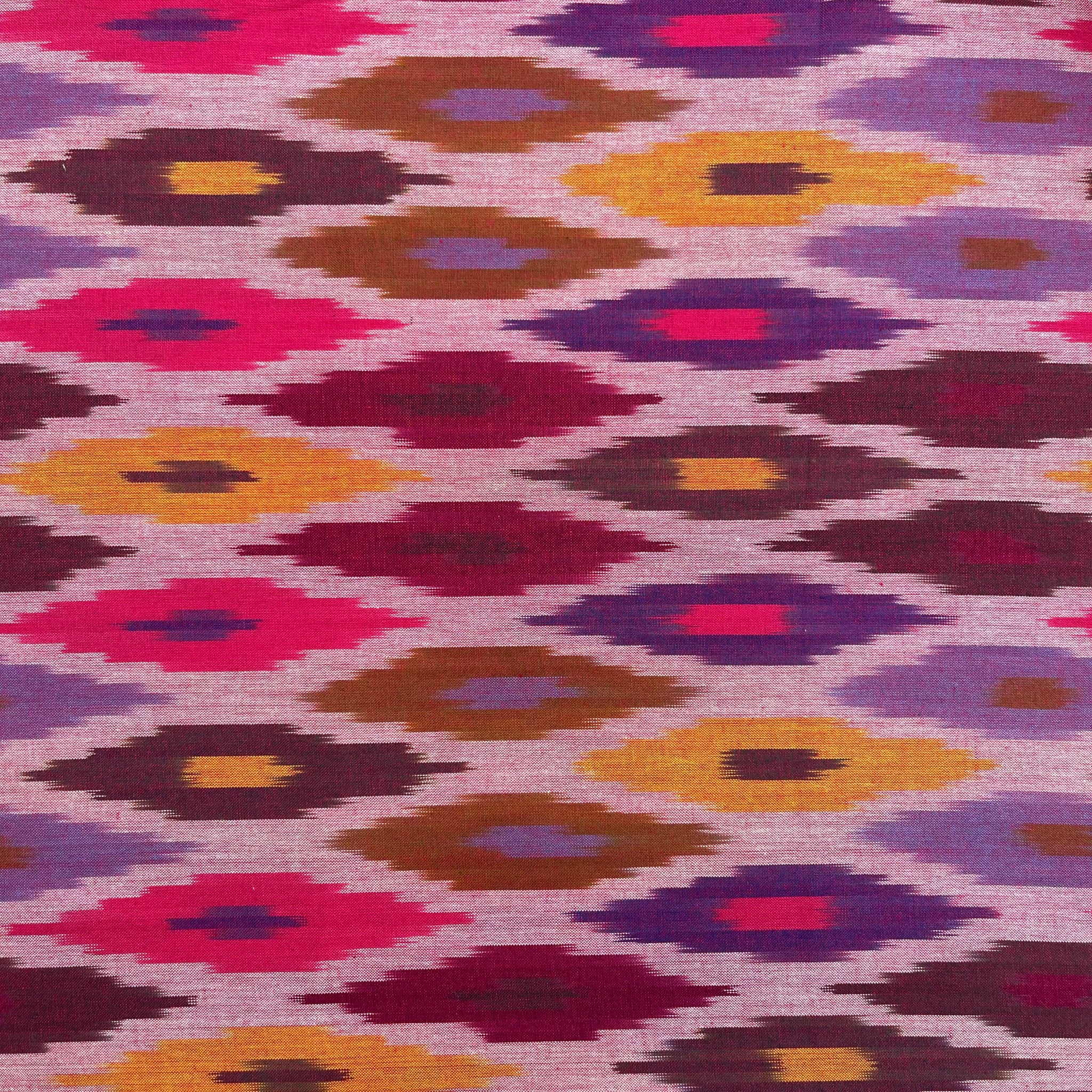Multi Colour ikkat cotton Fabric