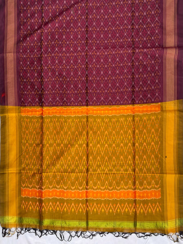Pochmapally ikkat silk Cotton Duppata