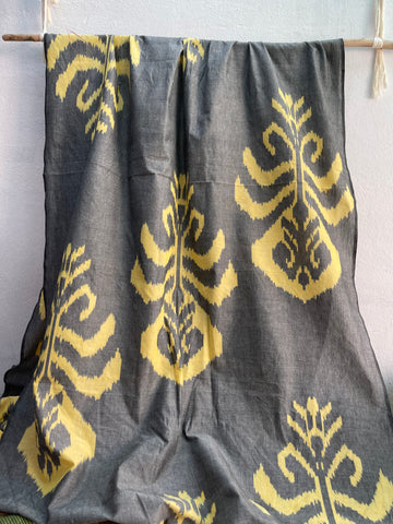 CENTRAL ASIAN NEW DESIGN IKKAT COTTON FABRIC IKCA979