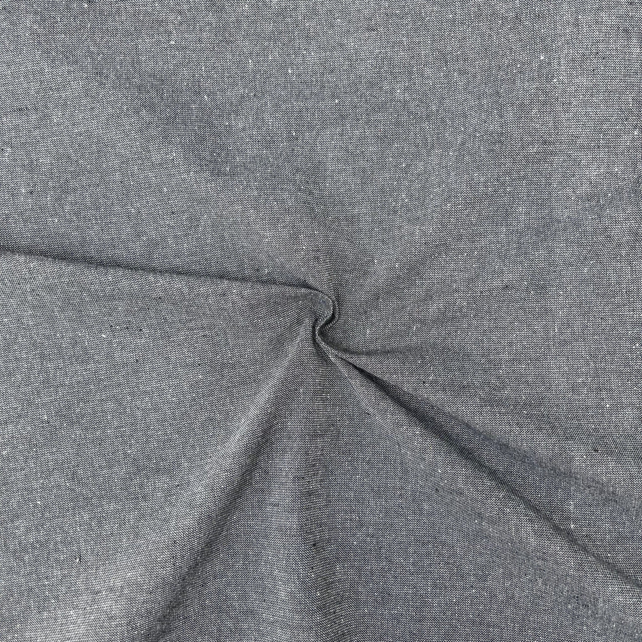 Gray Colour Cotton Ikkat Fabric