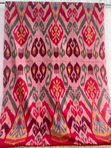 CENTRAL ASIAN IKKAT COTTON FABRICS IKCA045