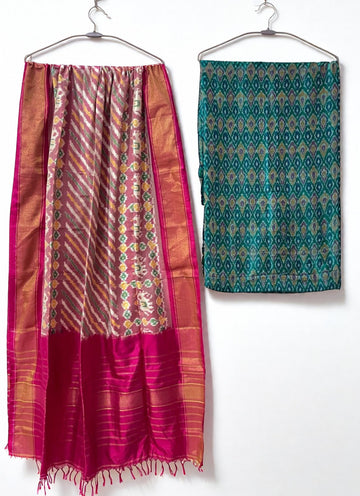 Pochampally Ikkat Silk Salwar sets