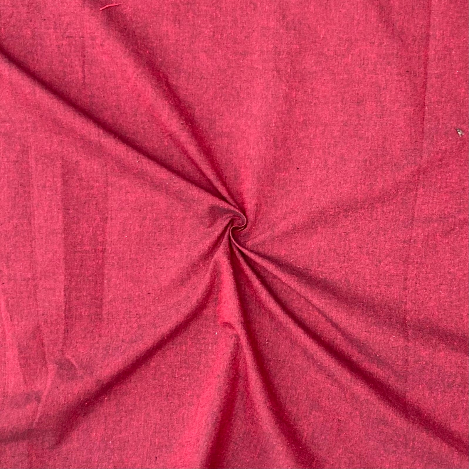 Maroon Colour Cotton Ikkat Fabric