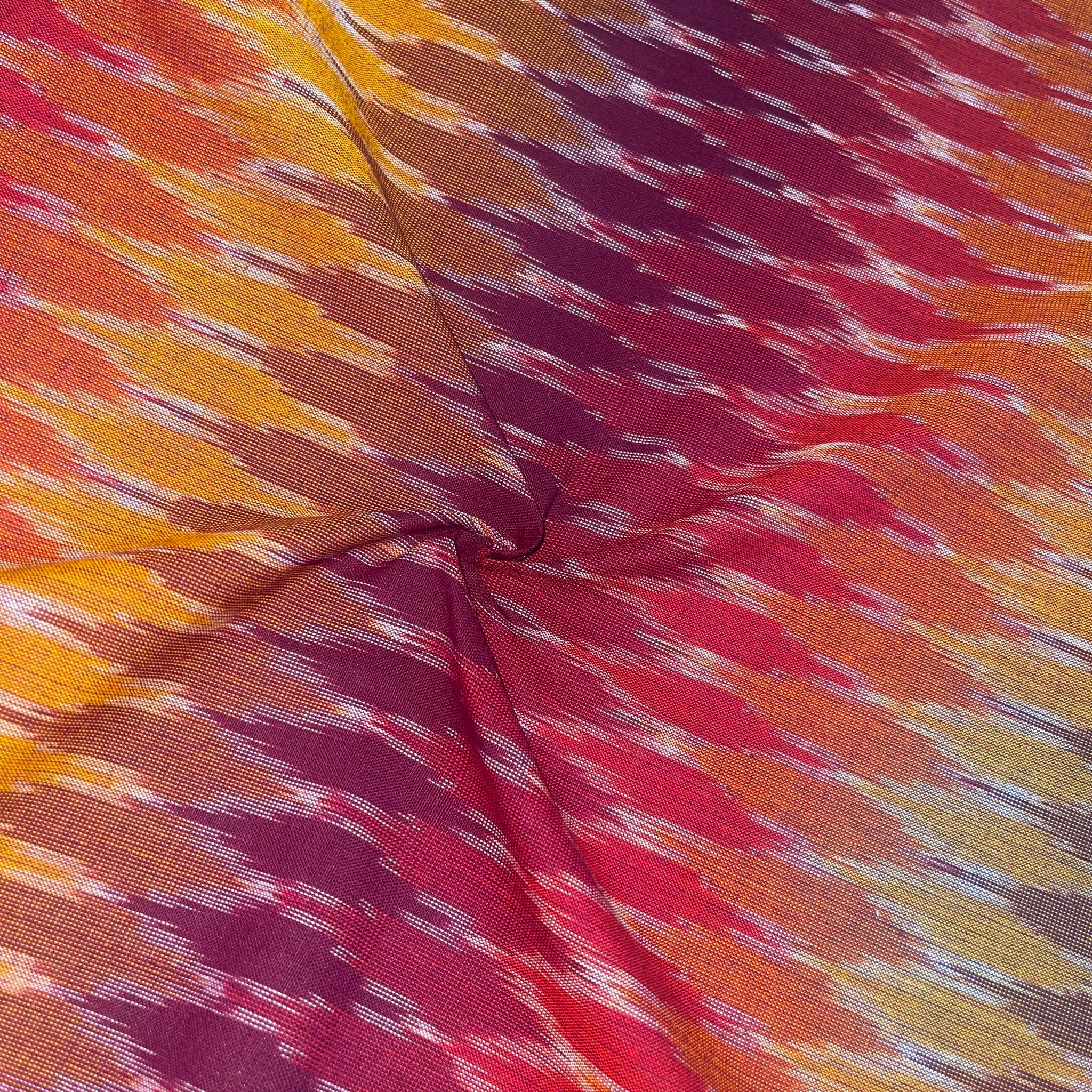 Pochampally Ikkat Cotton Fabric