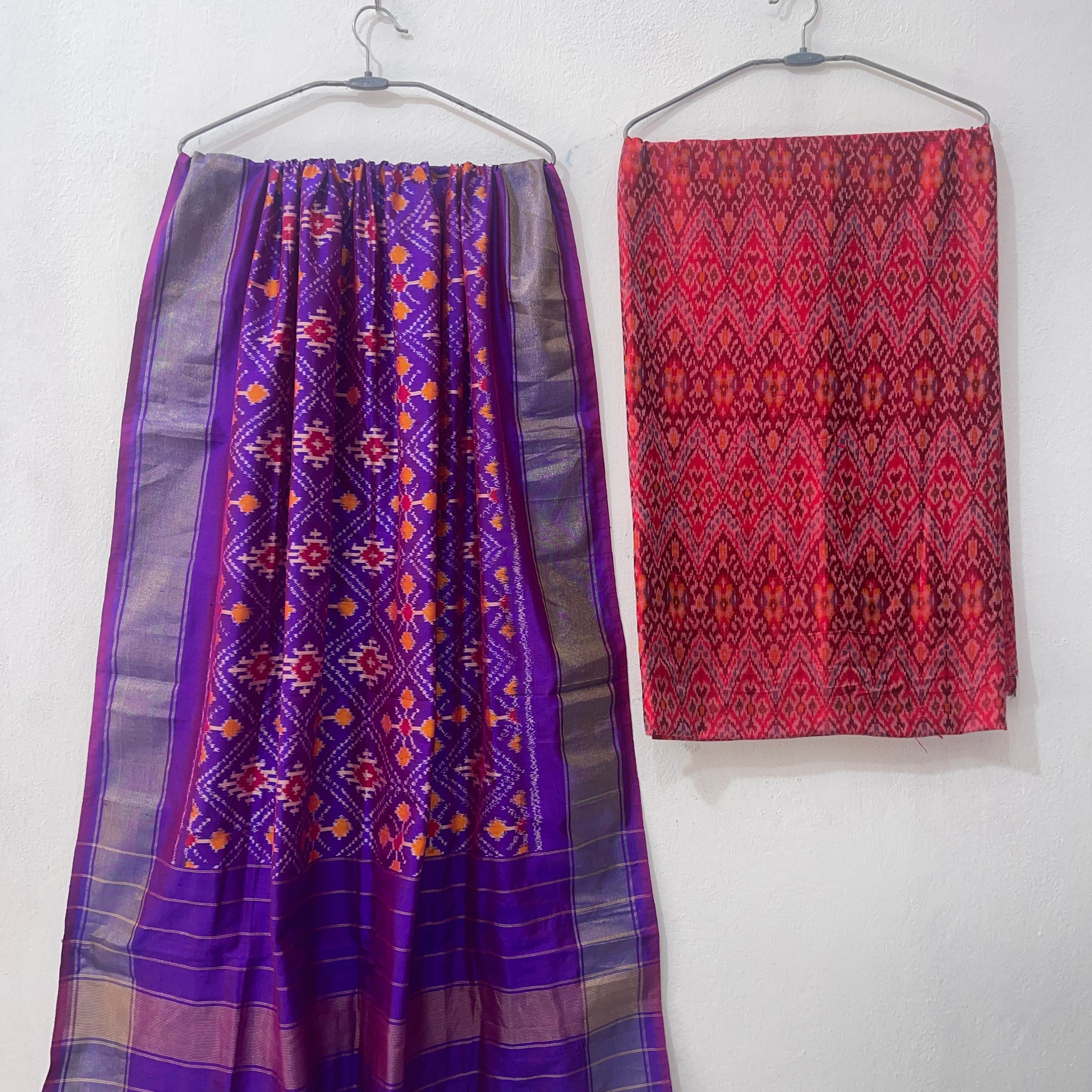 Pochampally Ikkat Silk Salwar sets