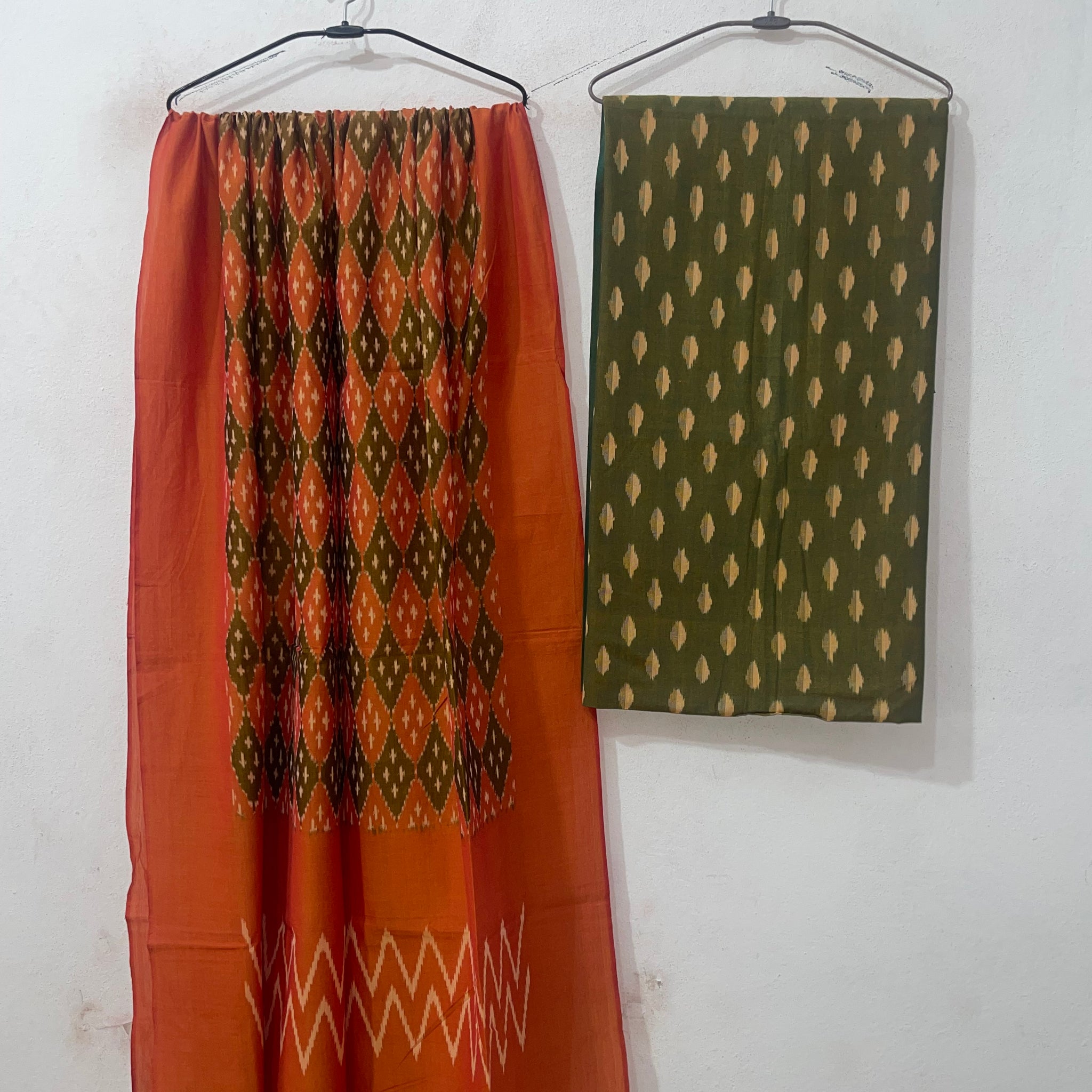 2 pieces Ikkat Cotton Sets