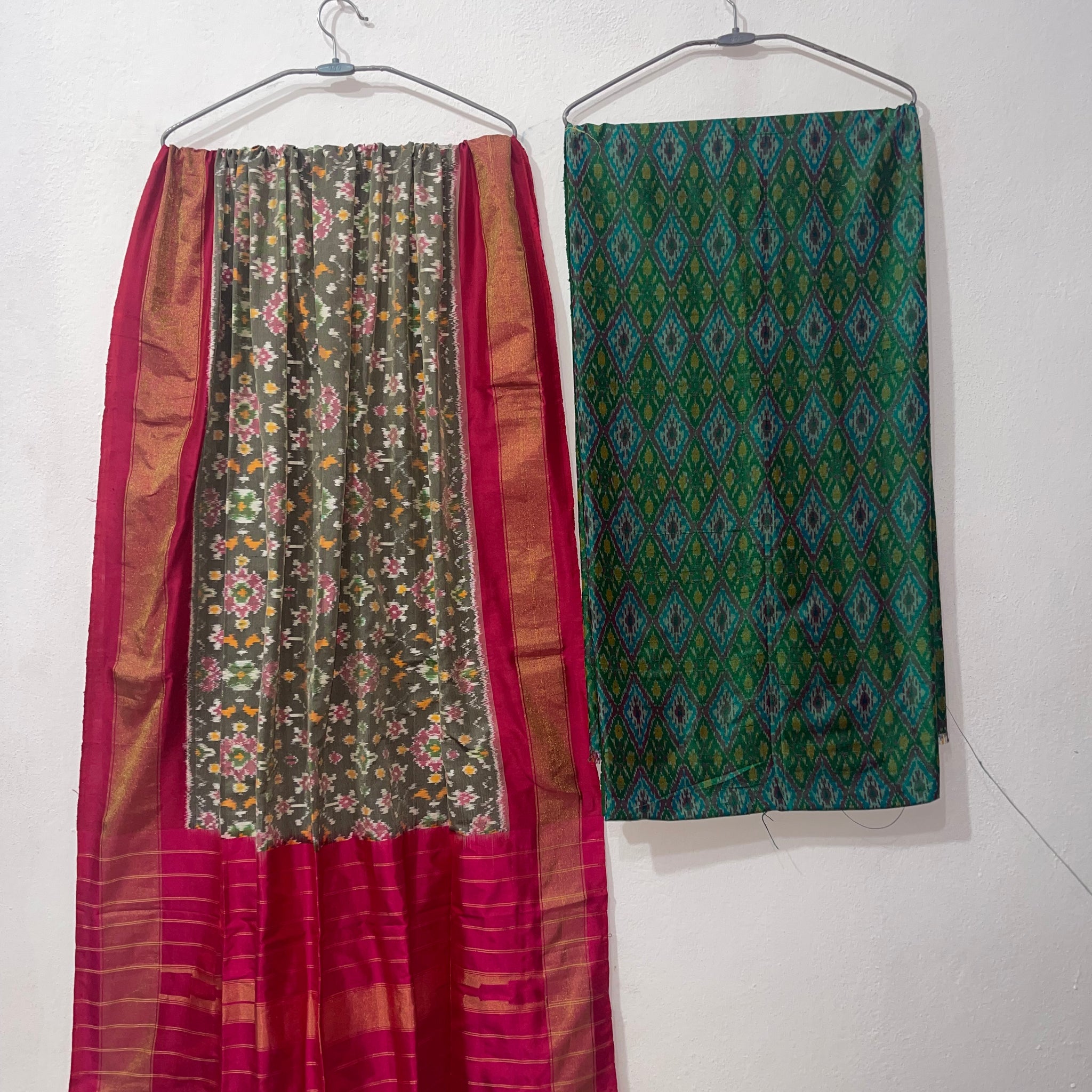 Pochampally Ikkat Silk Salwar sets